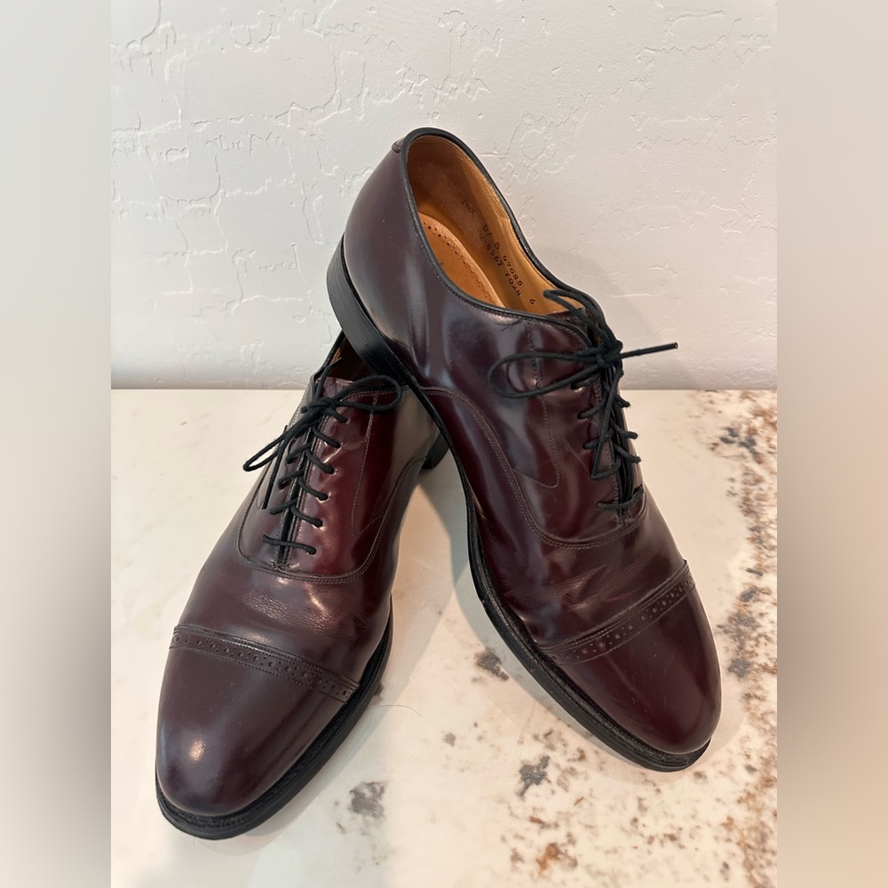 Johnston & Murphy Aristocraft Dress Shoes Burgundy
